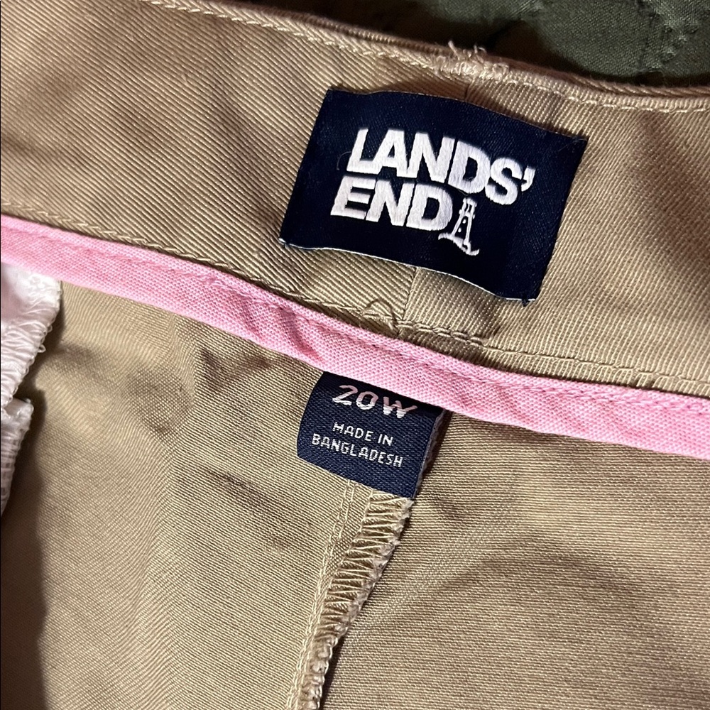 Lands' End Tan Casual Shorts - Picture 3 of 4